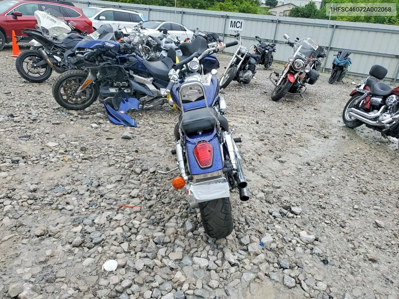 2002 Honda Vtx1800 C VIN: 1HFSC46072A002068 Lot: 60447636