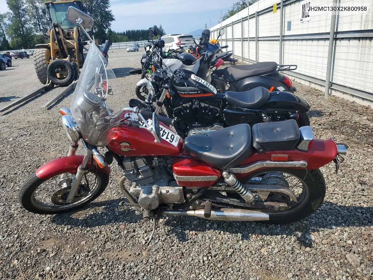 2002 Honda Rebel 300 VIN: JH2MC130X2K800958 Lot: 61423116