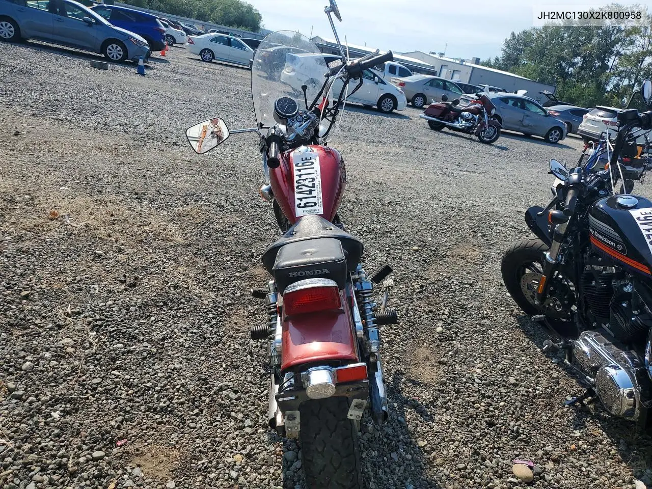 2002 Honda Rebel 300 VIN: JH2MC130X2K800958 Lot: 61423116