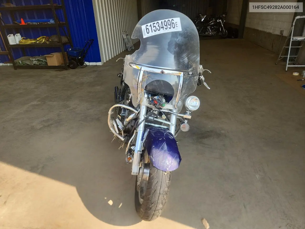 2002 Honda Vtx1800 R VIN: 1HFSC49282A000164 Lot: 61534996