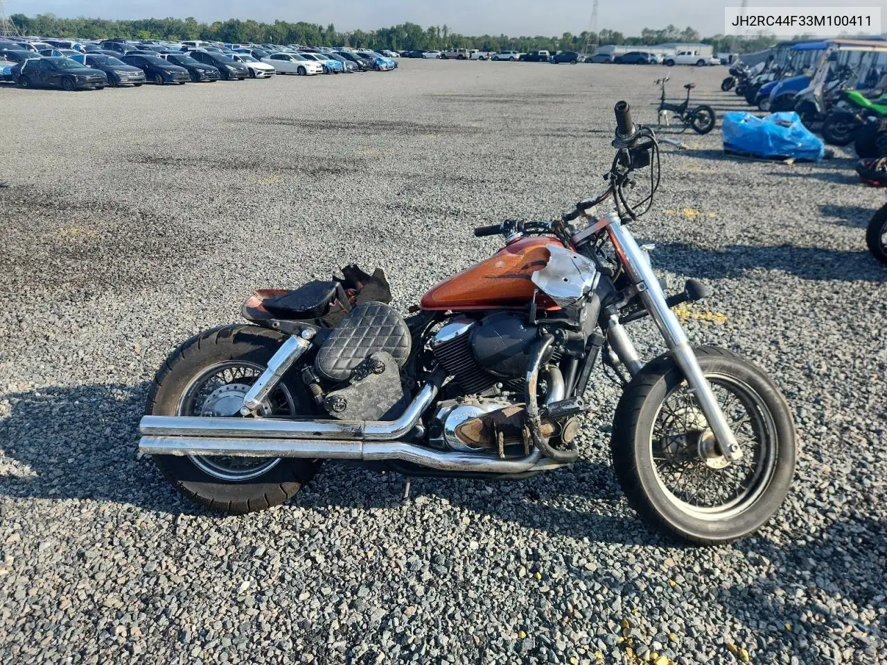 2003 Honda Vt750 Cdd VIN: JH2RC44F33M100411 Lot: 53063396