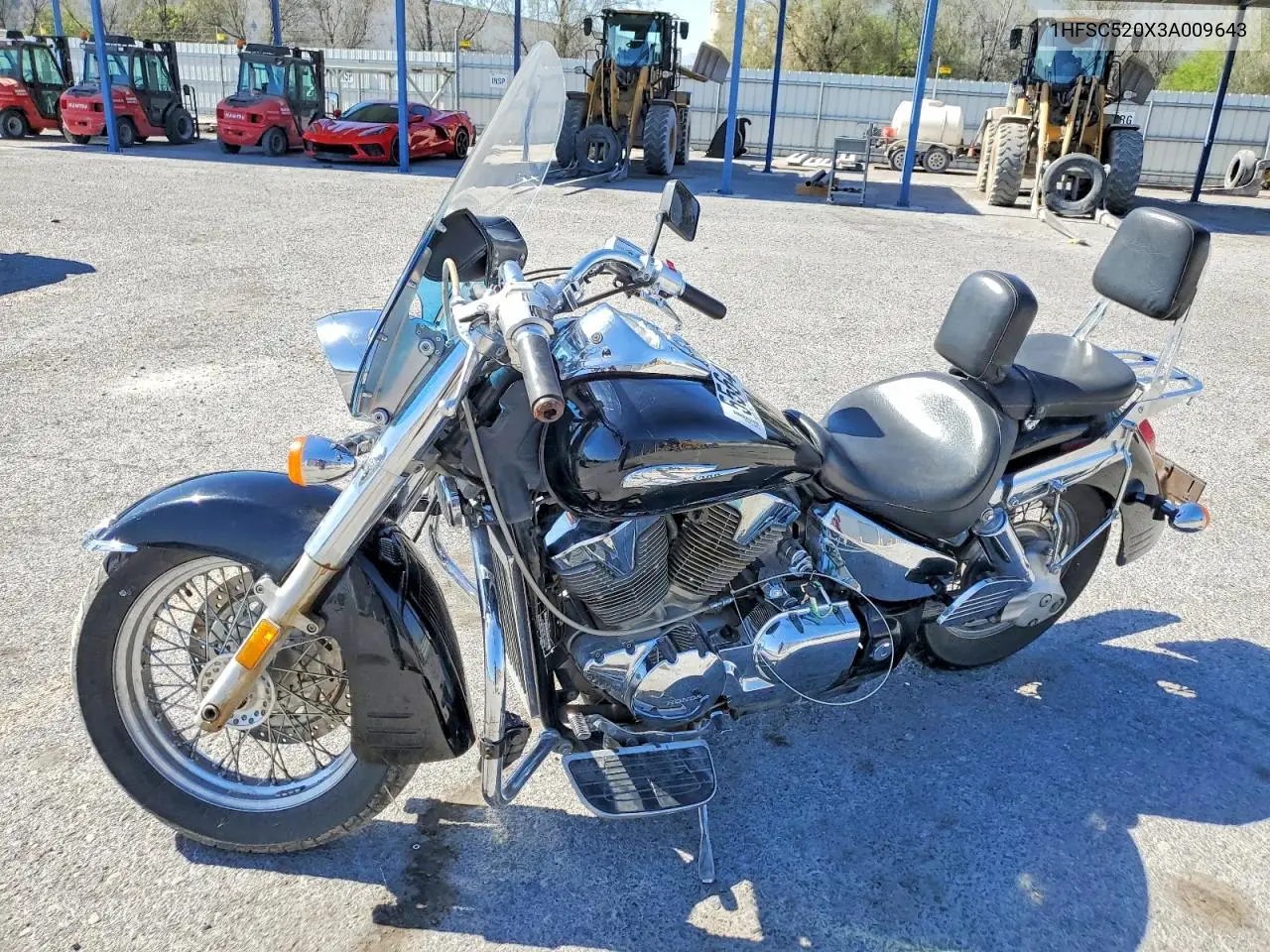 2003 Honda Vt1300 S VIN: 1HFSC520X3A009643 Lot: 55641346