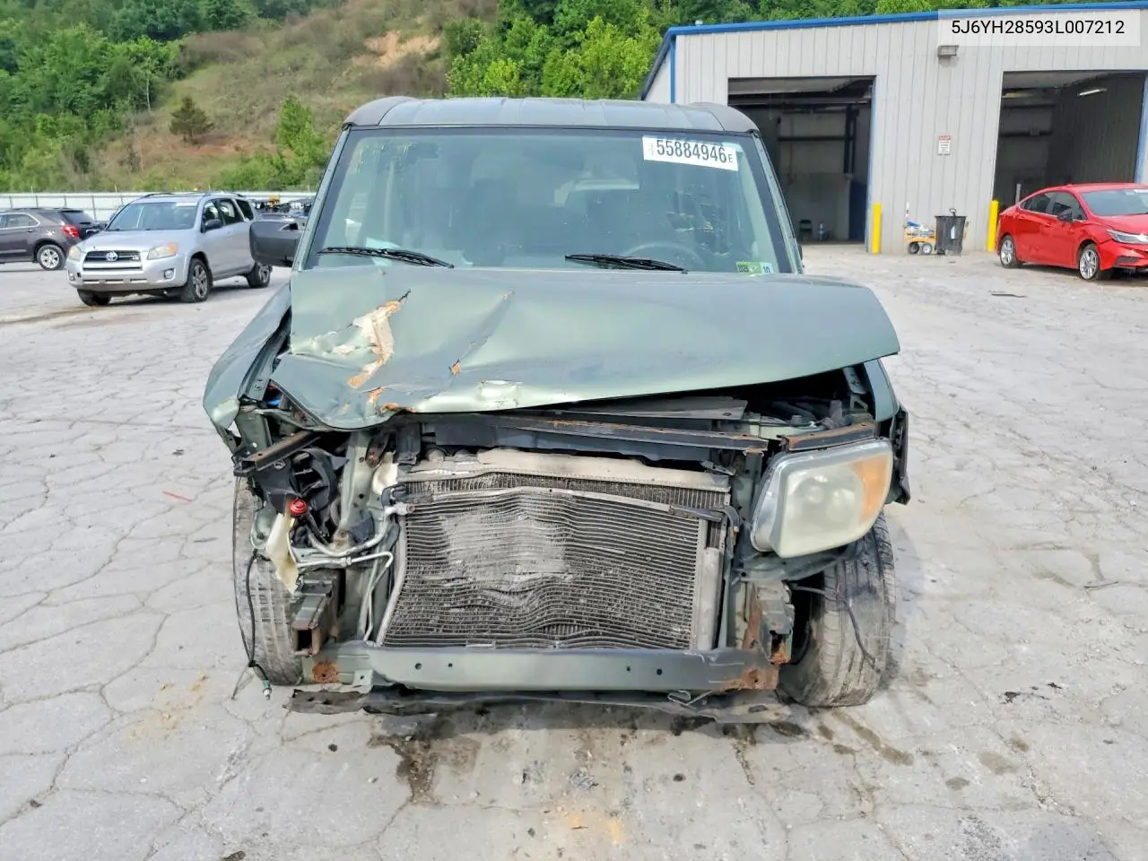 2003 Honda Element Ex VIN: 5J6YH28593L007212 Lot: 55884946
