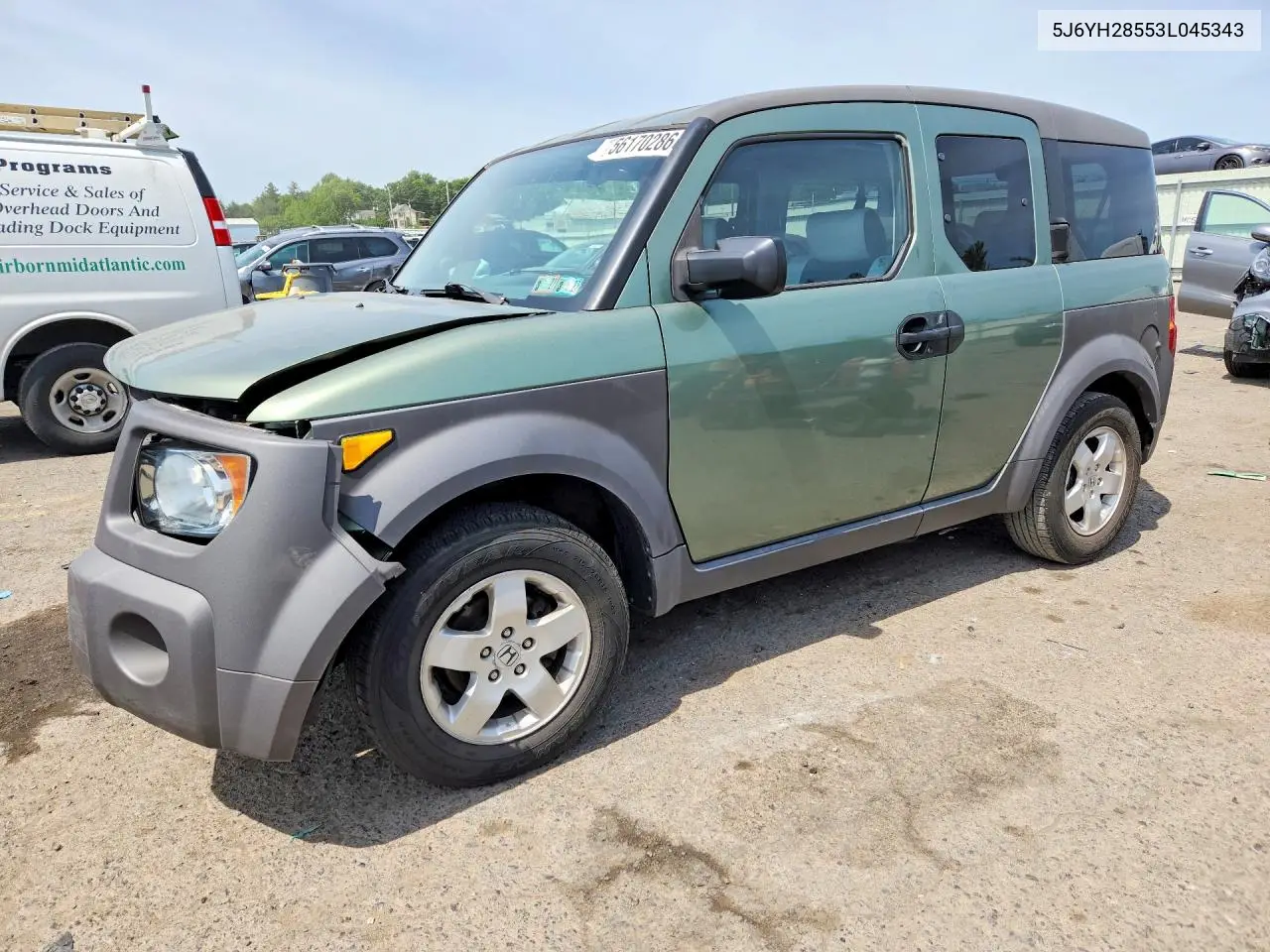 2003 Honda Element Ex VIN: 5J6YH28553L045343 Lot: 56170286