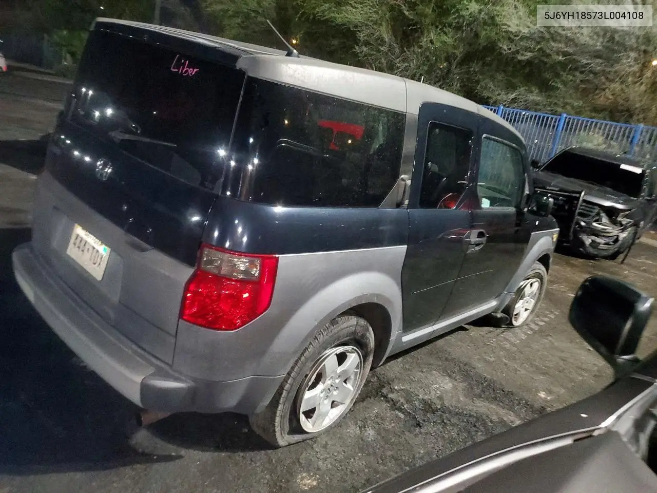2003 Honda Element Ex VIN: 5J6YH18573L004108 Lot: 57786916