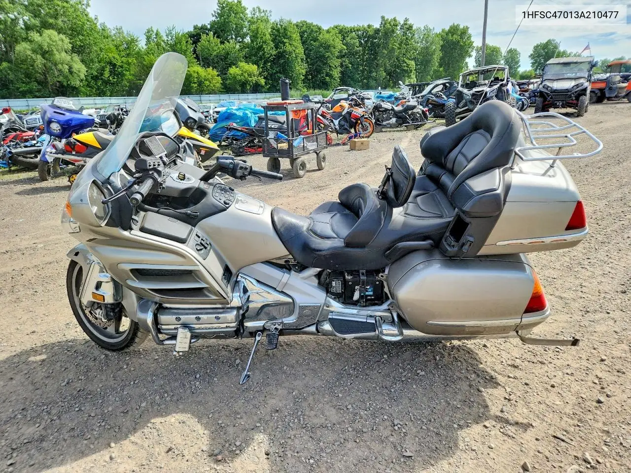 2003 Honda Gl1800 VIN: 1HFSC47013A210477 Lot: 58528626