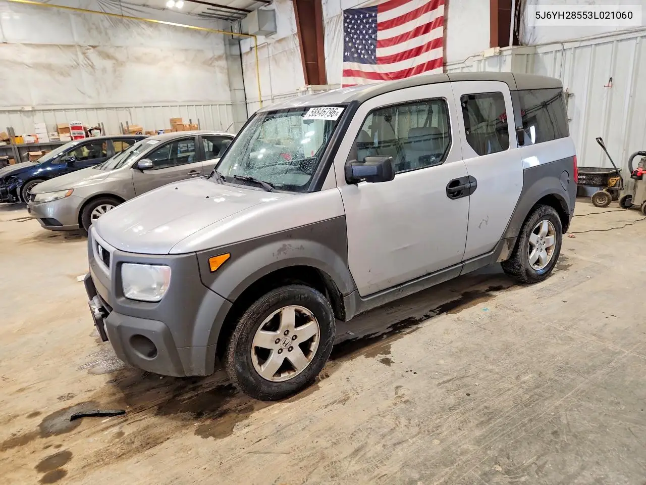 2003 Honda Element Ex VIN: 5J6YH28553L021060 Lot: 58846796