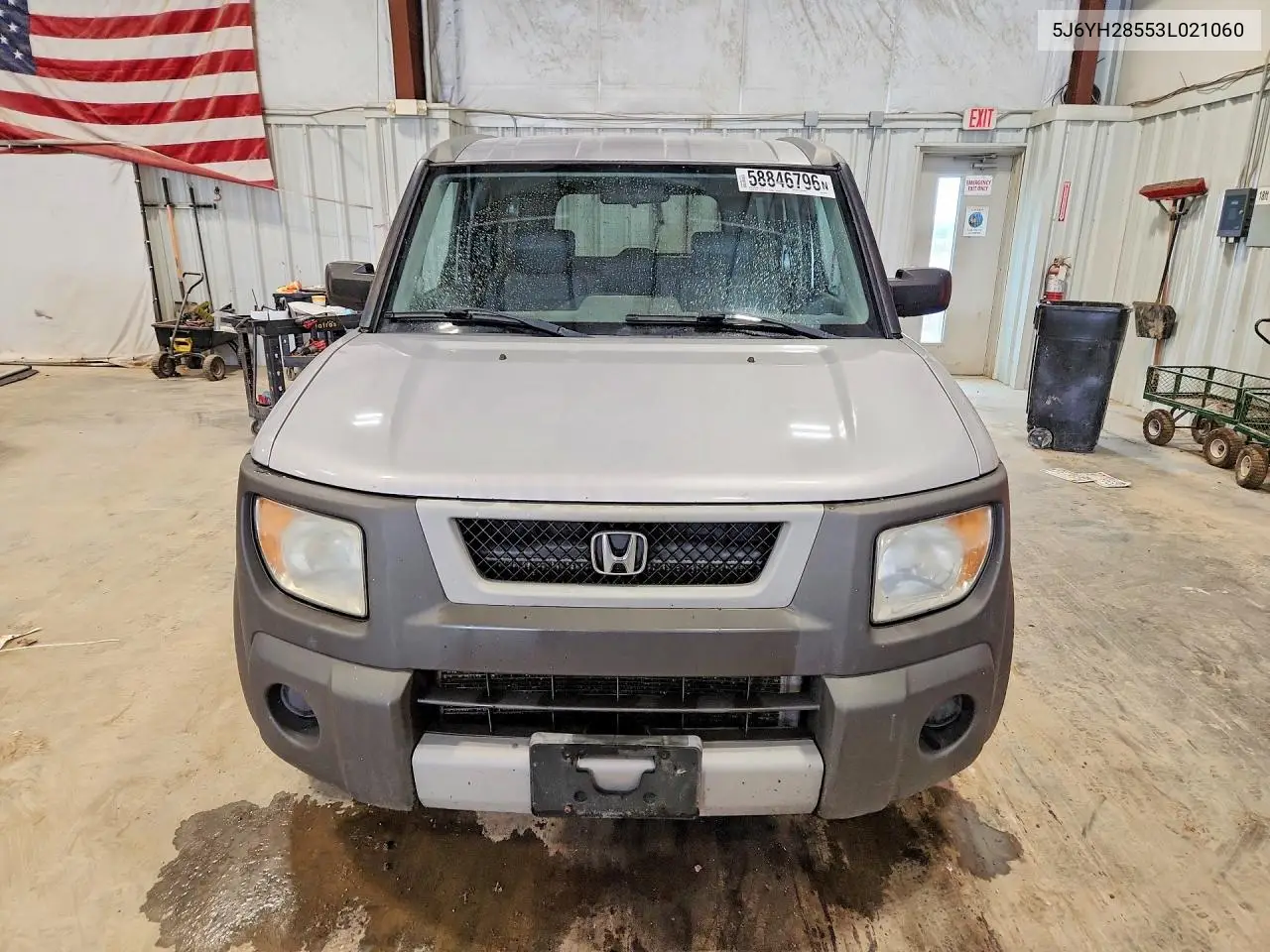 2003 Honda Element Ex VIN: 5J6YH28553L021060 Lot: 58846796