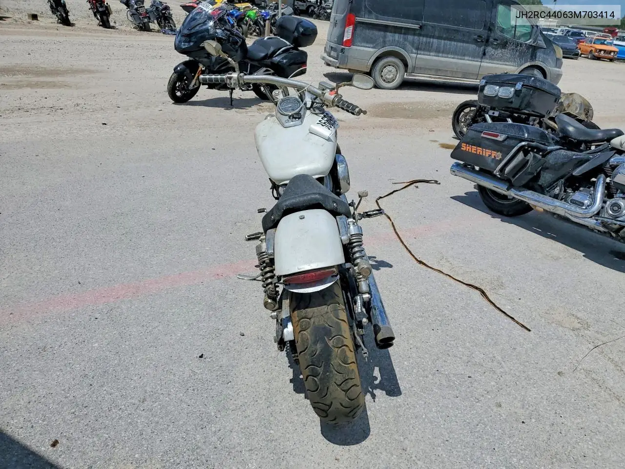 2003 Honda Vt750 Dc VIN: JH2RC44063M703414 Lot: 59836696