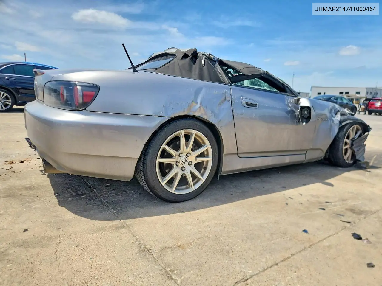 2004 Honda S2000 VIN: JHMAP21474T000464 Lot: 52307686