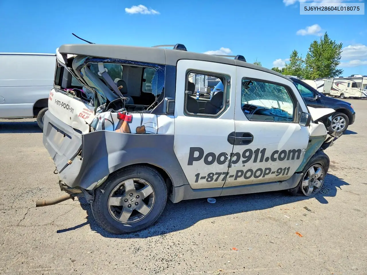 2004 Honda Element Ex VIN: 5J6YH28604L018075 Lot: 53635666