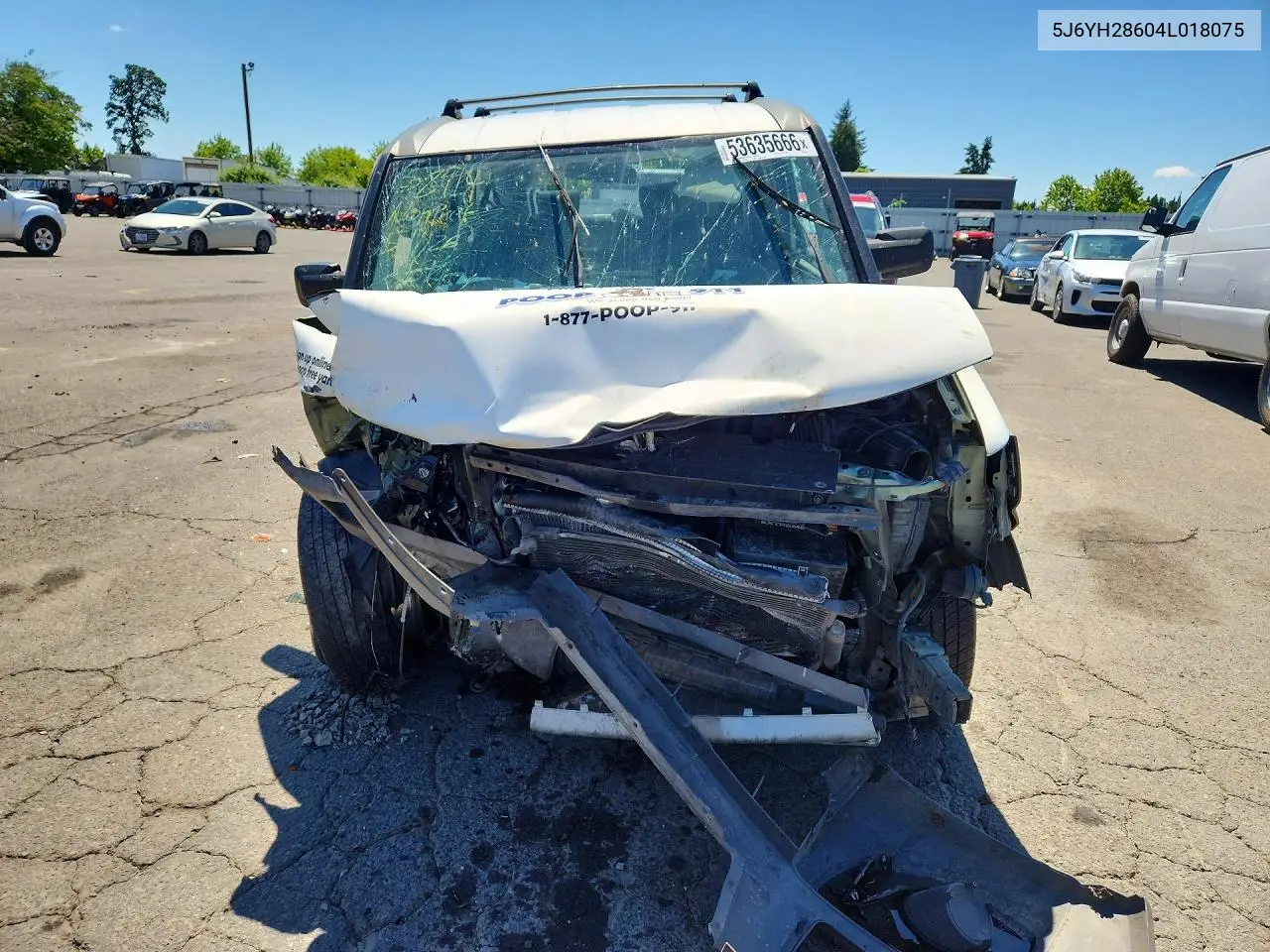 2004 Honda Element Ex VIN: 5J6YH28604L018075 Lot: 53635666