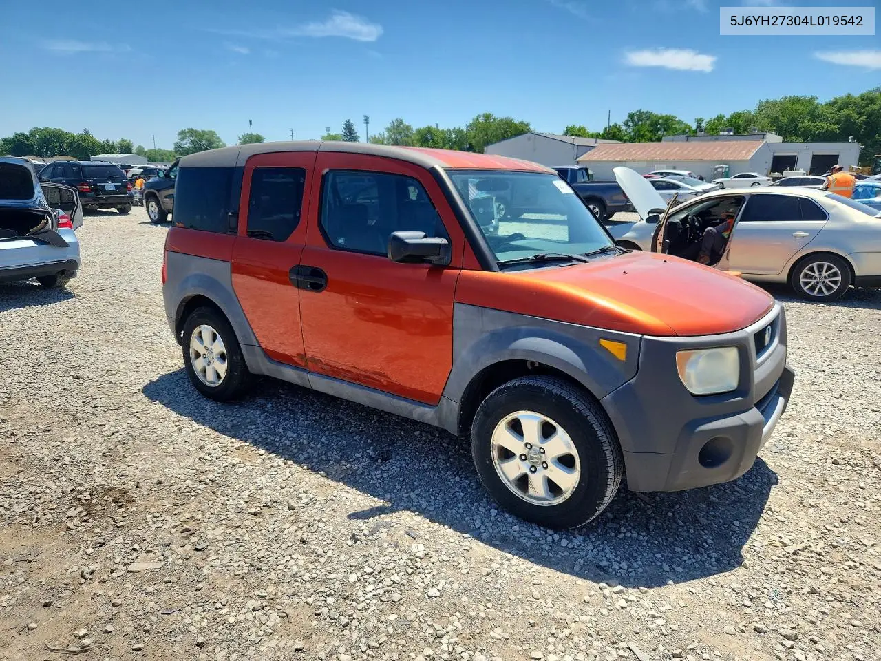 2004 Honda Element Lx VIN: 5J6YH27304L019542 Lot: 54840386