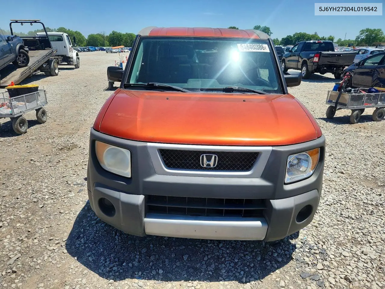 2004 Honda Element Lx VIN: 5J6YH27304L019542 Lot: 54840386