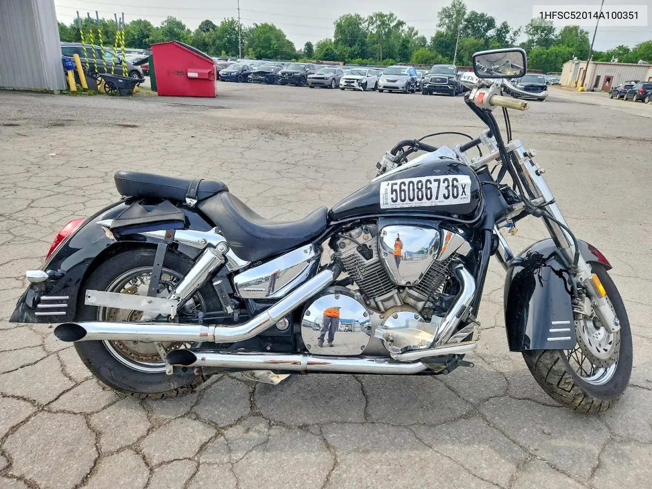 2004 Honda Vt1300 S VIN: 1HFSC52014A100351 Lot: 56086736