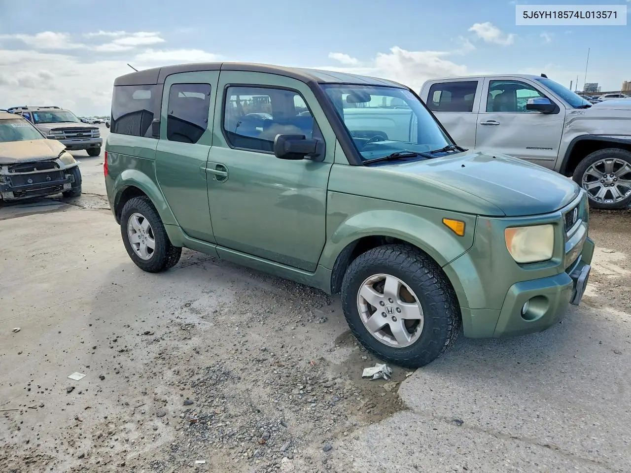 2004 Honda Element Ex VIN: 5J6YH18574L013571 Lot: 56127546