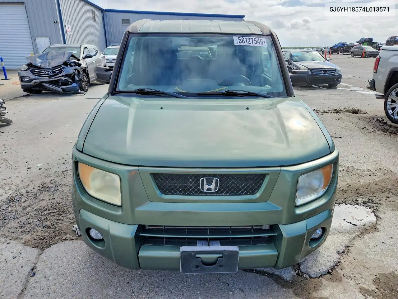2004 Honda Element Ex VIN: 5J6YH18574L013571 Lot: 56127546