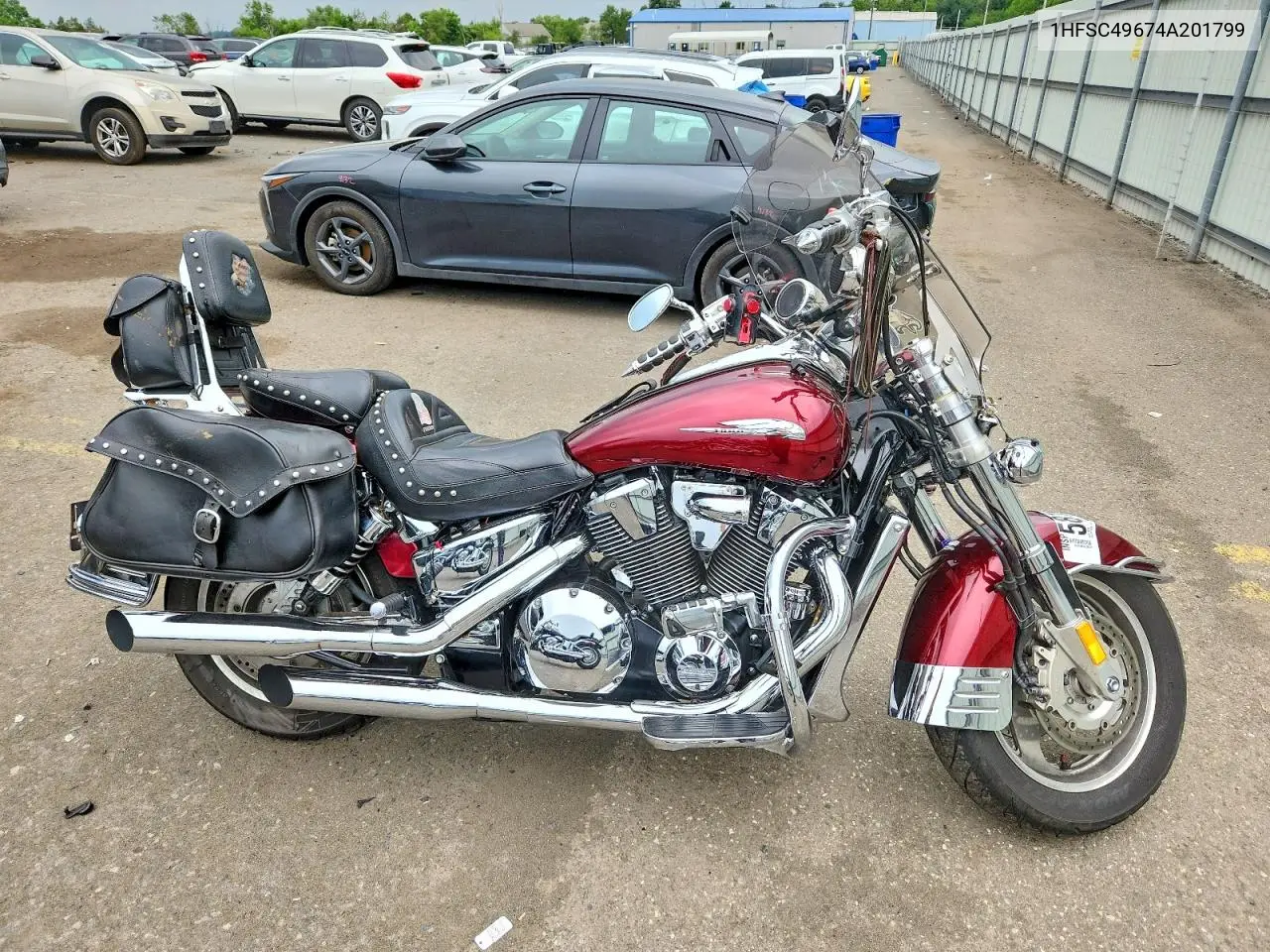 2004 Honda Vtx1800 R3 VIN: 1HFSC49674A201799 Lot: 58191386