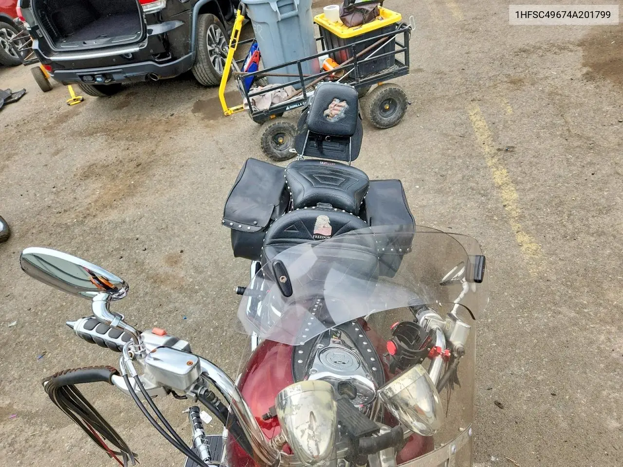 2004 Honda Vtx1800 R3 VIN: 1HFSC49674A201799 Lot: 58191386