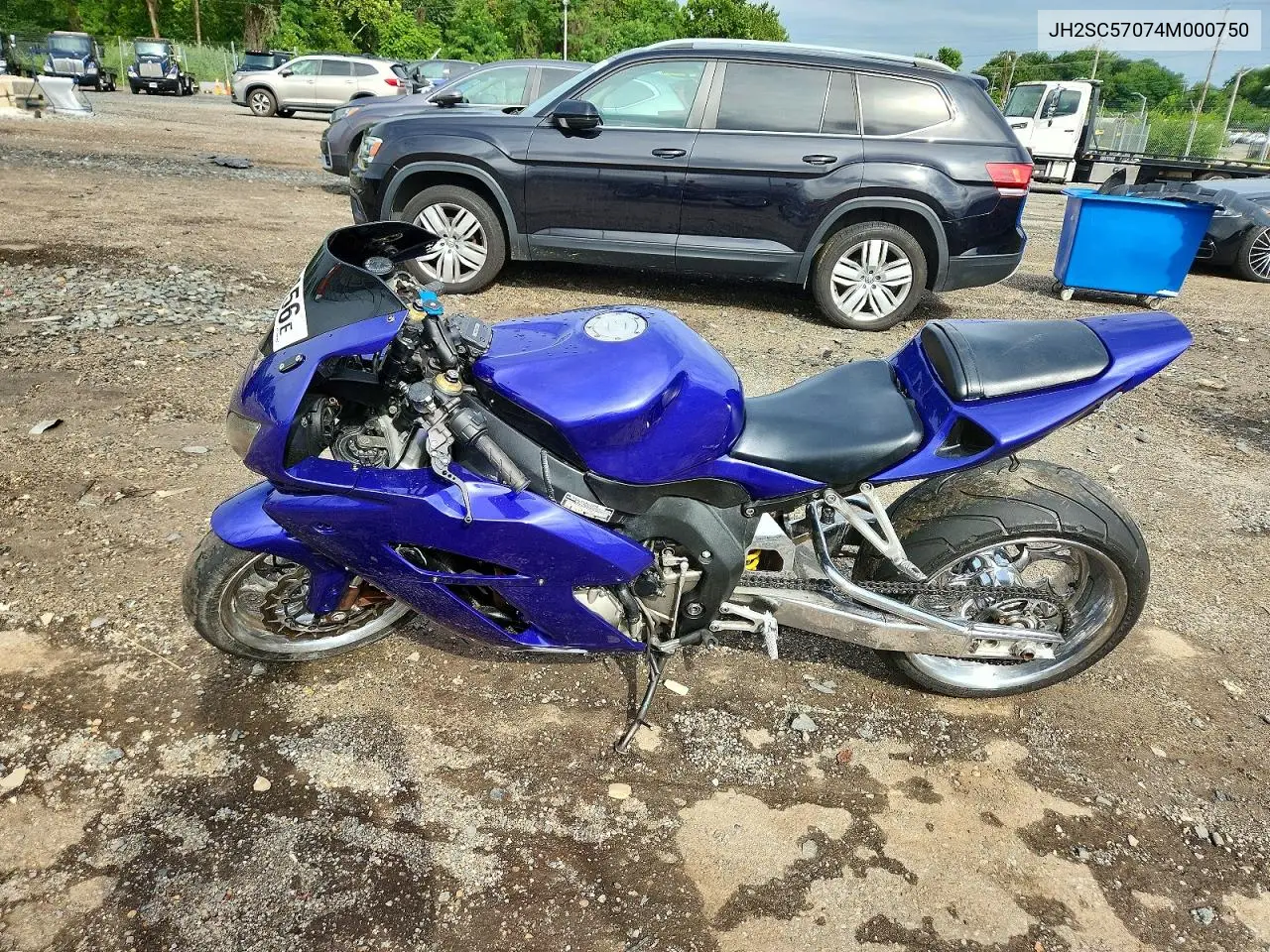 2004 Honda Cbr1000 Rr VIN: JH2SC57074M000750 Lot: 59594456
