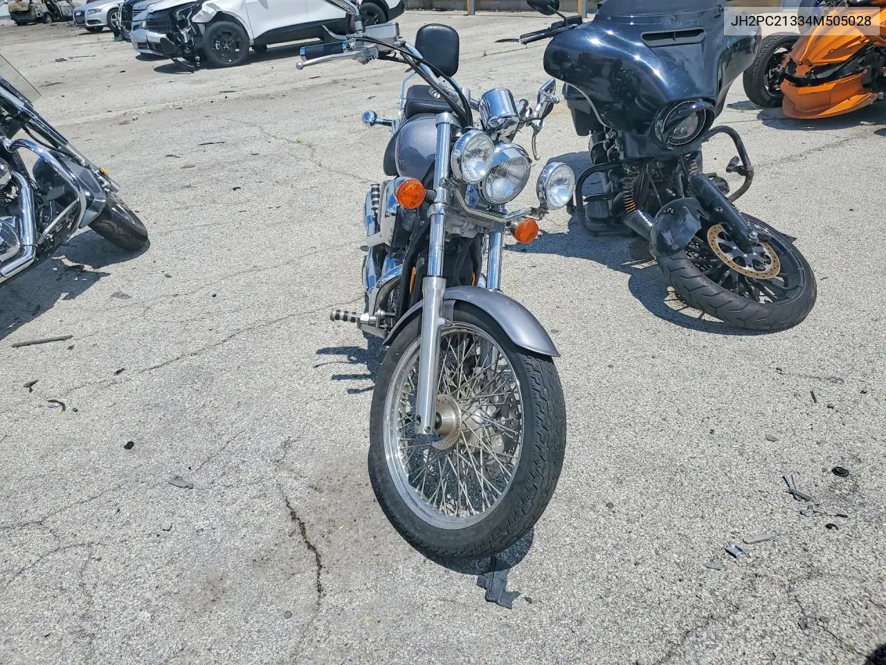 2004 Honda Vt600 Cd VIN: JH2PC21334M505028 Lot: 61773776