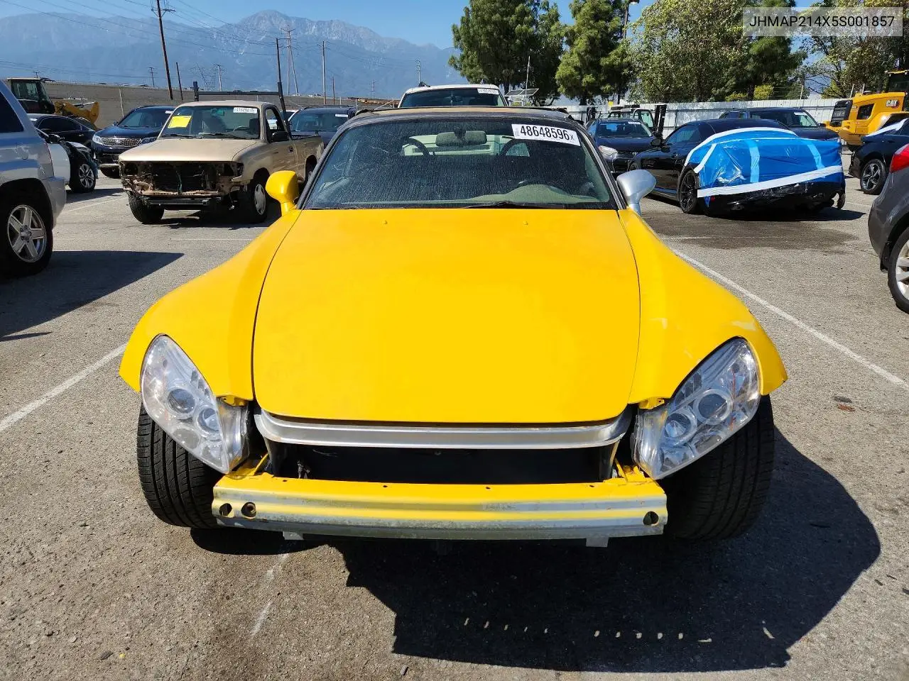 2005 Honda S2000 VIN: JHMAP214X5S001857 Lot: 48648596