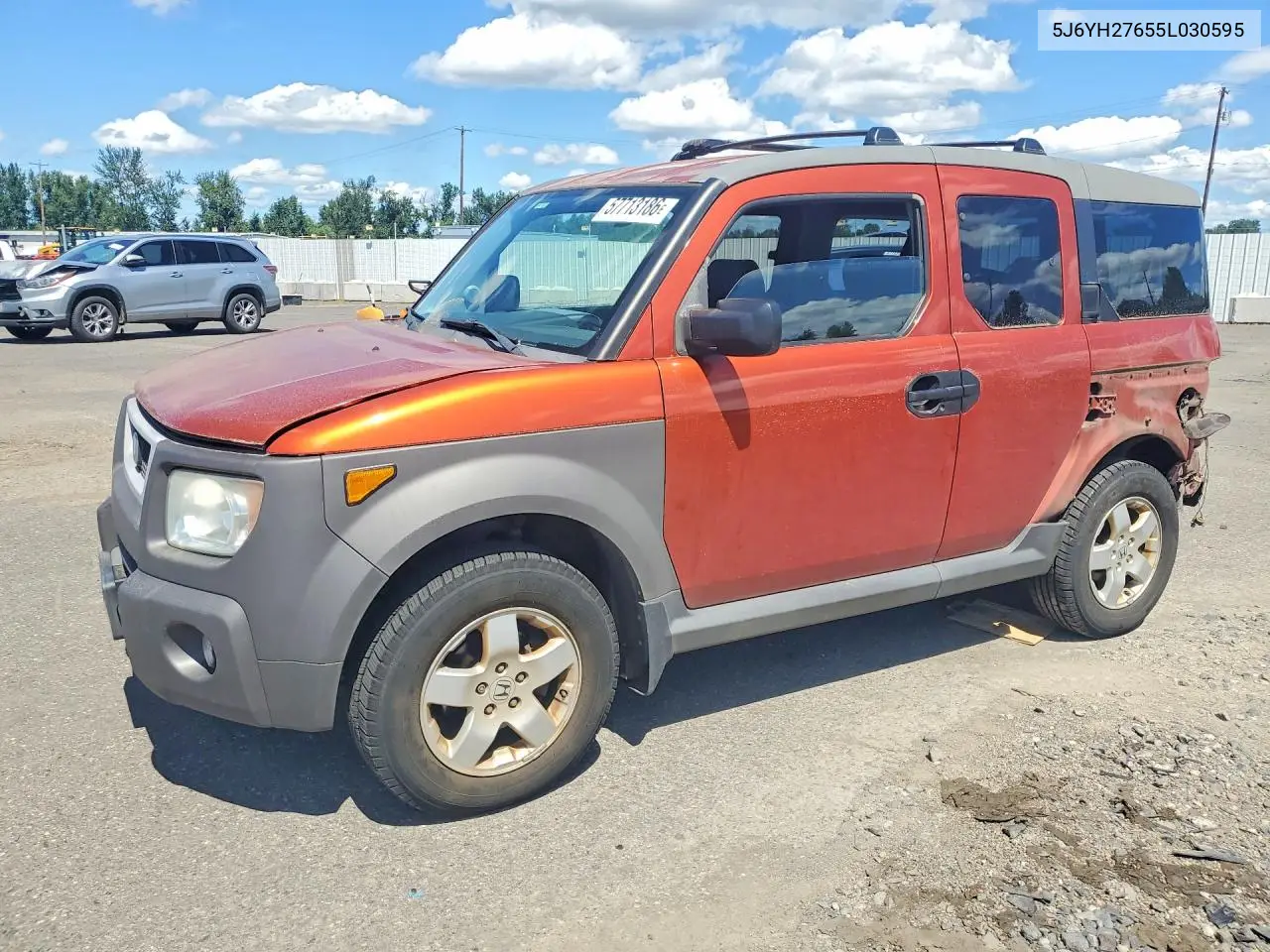 2005 Honda Element Ex VIN: 5J6YH27655L030595 Lot: 57713186