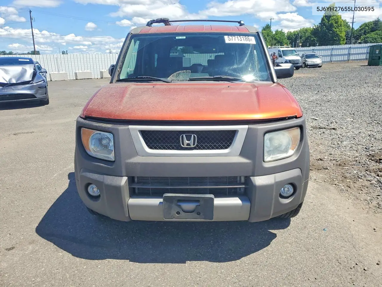 2005 Honda Element Ex VIN: 5J6YH27655L030595 Lot: 57713186
