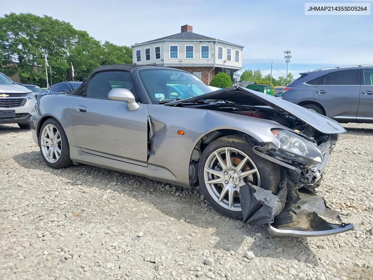 2005 Honda S2000 VIN: JHMAP21435S005264 Lot: 58109976