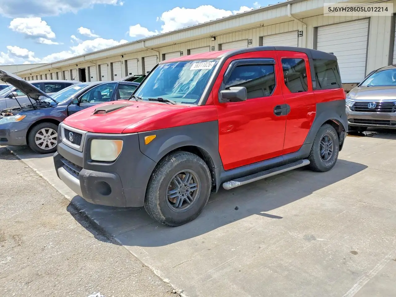2005 Honda Element Ex VIN: 5J6YH28605L012214 Lot: 58311026