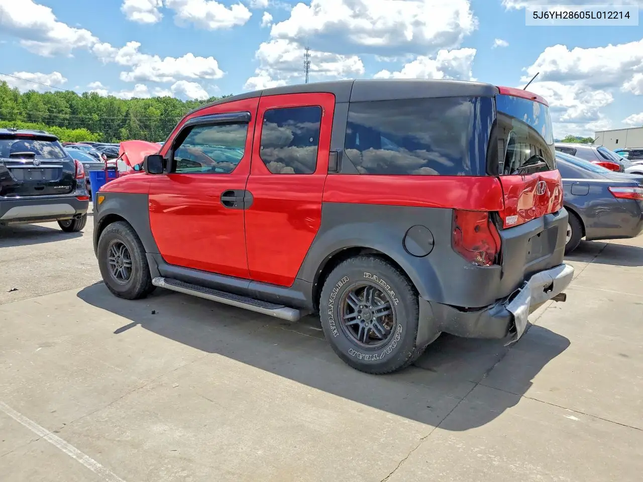 2005 Honda Element Ex VIN: 5J6YH28605L012214 Lot: 58311026
