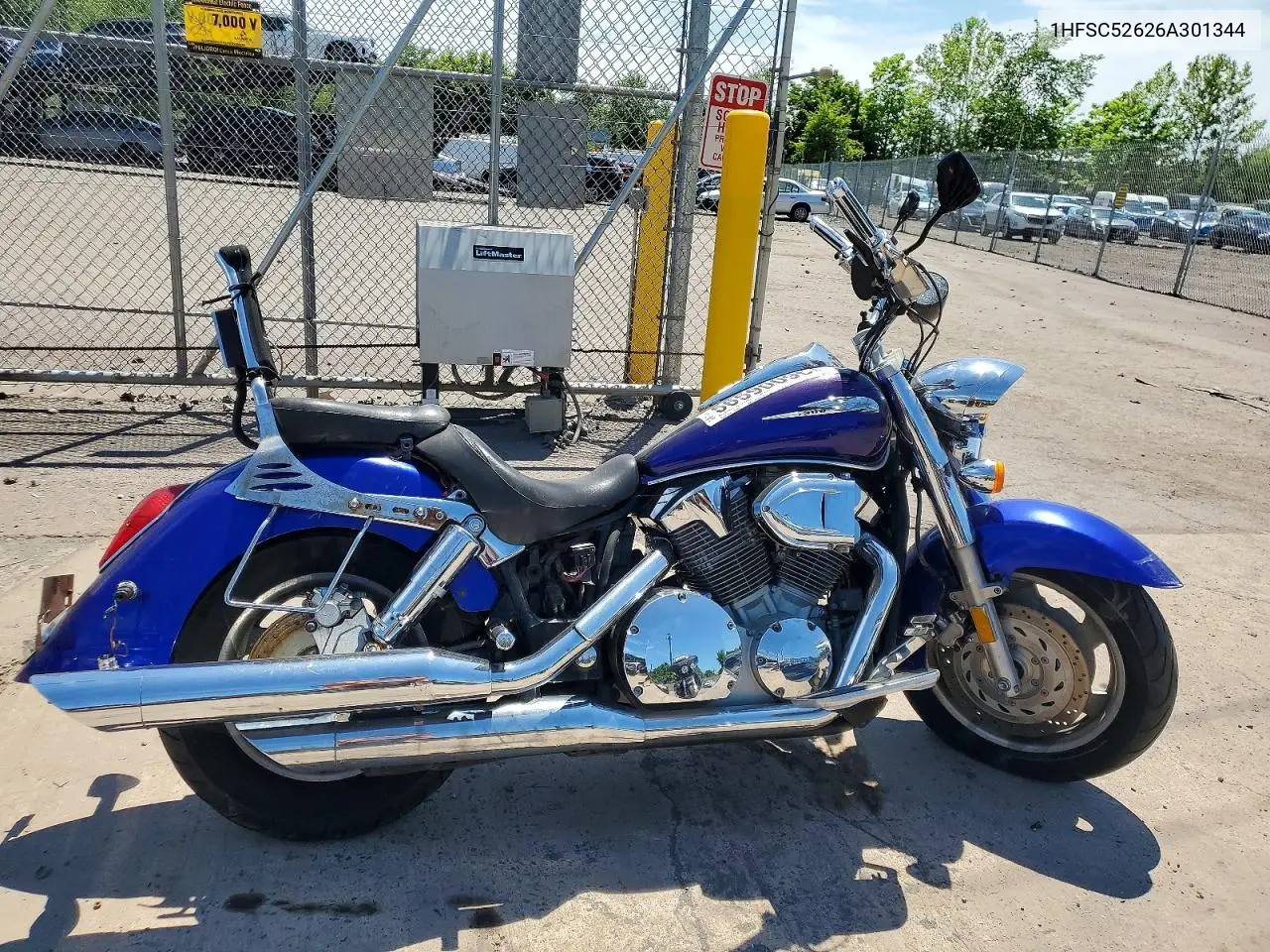 2006 Honda Vtx1300 R VIN: 1HFSC52626A301344 Lot: 56590096