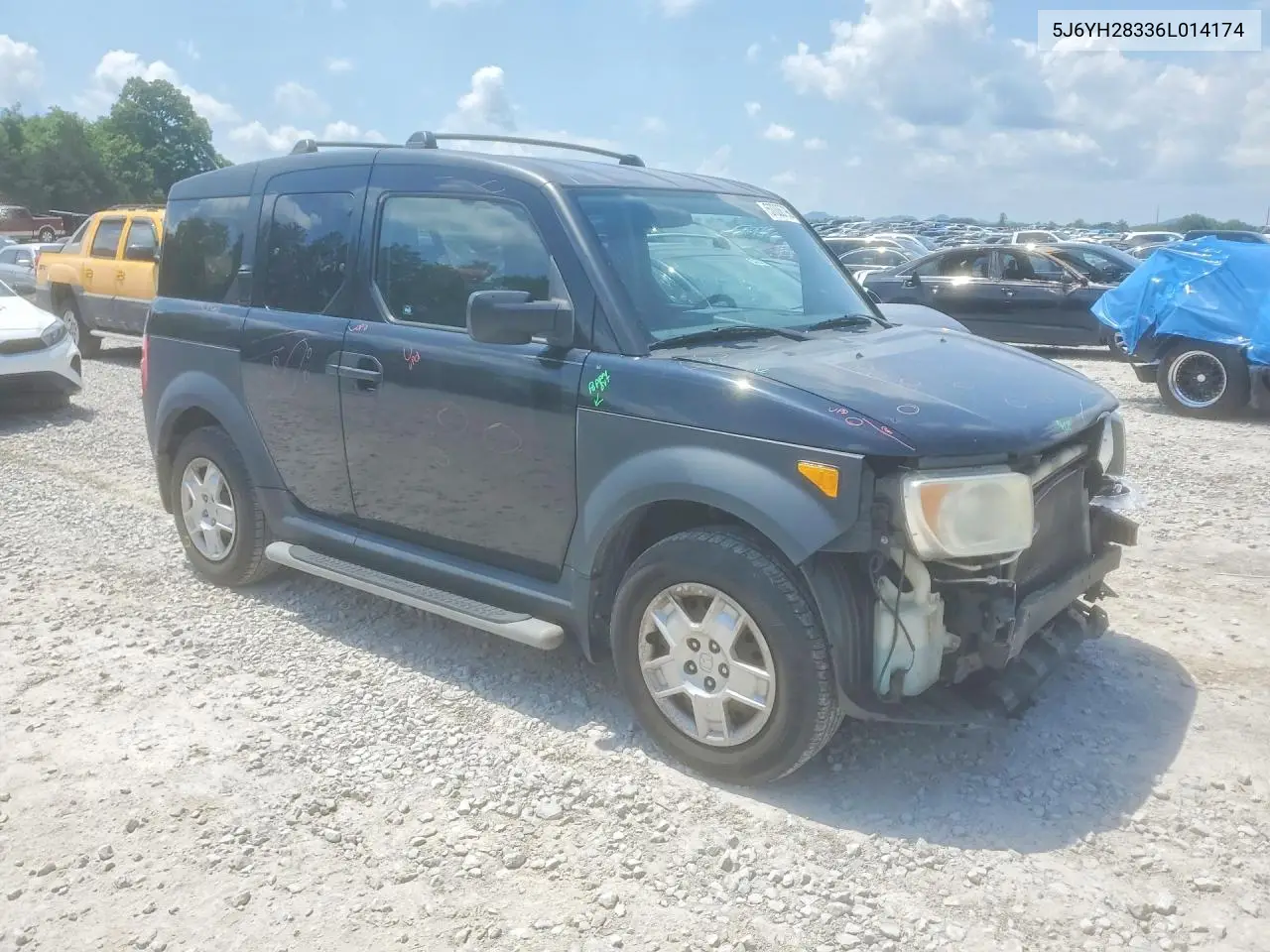 2006 Honda Element Lx VIN: 5J6YH28336L014174 Lot: 57006796