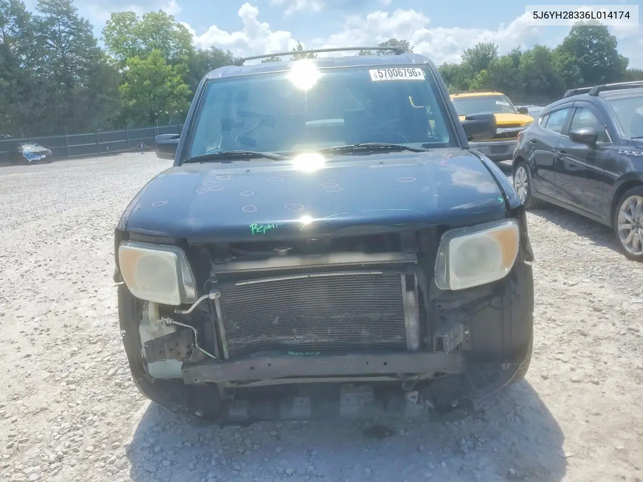 2006 Honda Element Lx VIN: 5J6YH28336L014174 Lot: 57006796