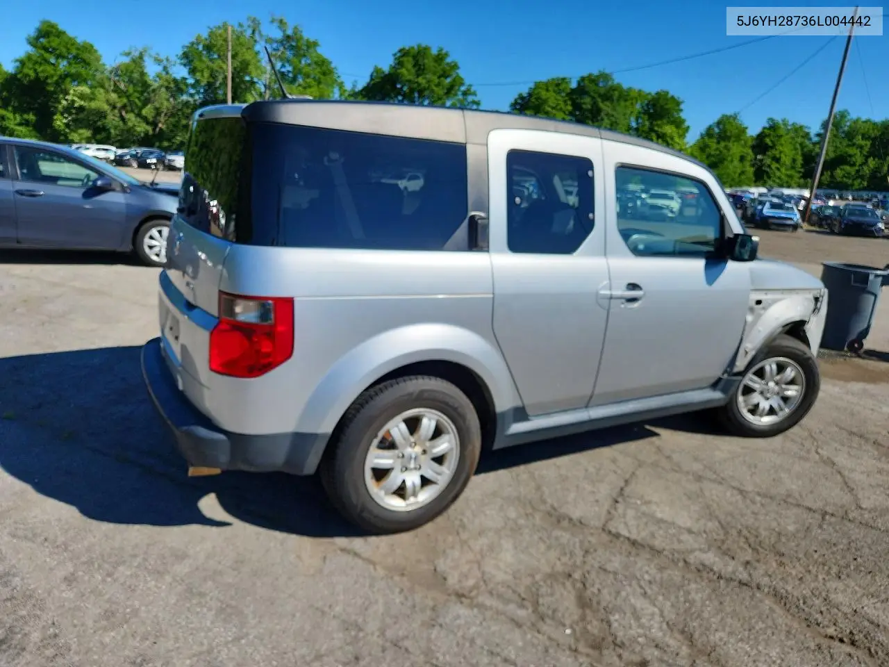 2006 Honda Element Ex VIN: 5J6YH28736L004442 Lot: 57401436