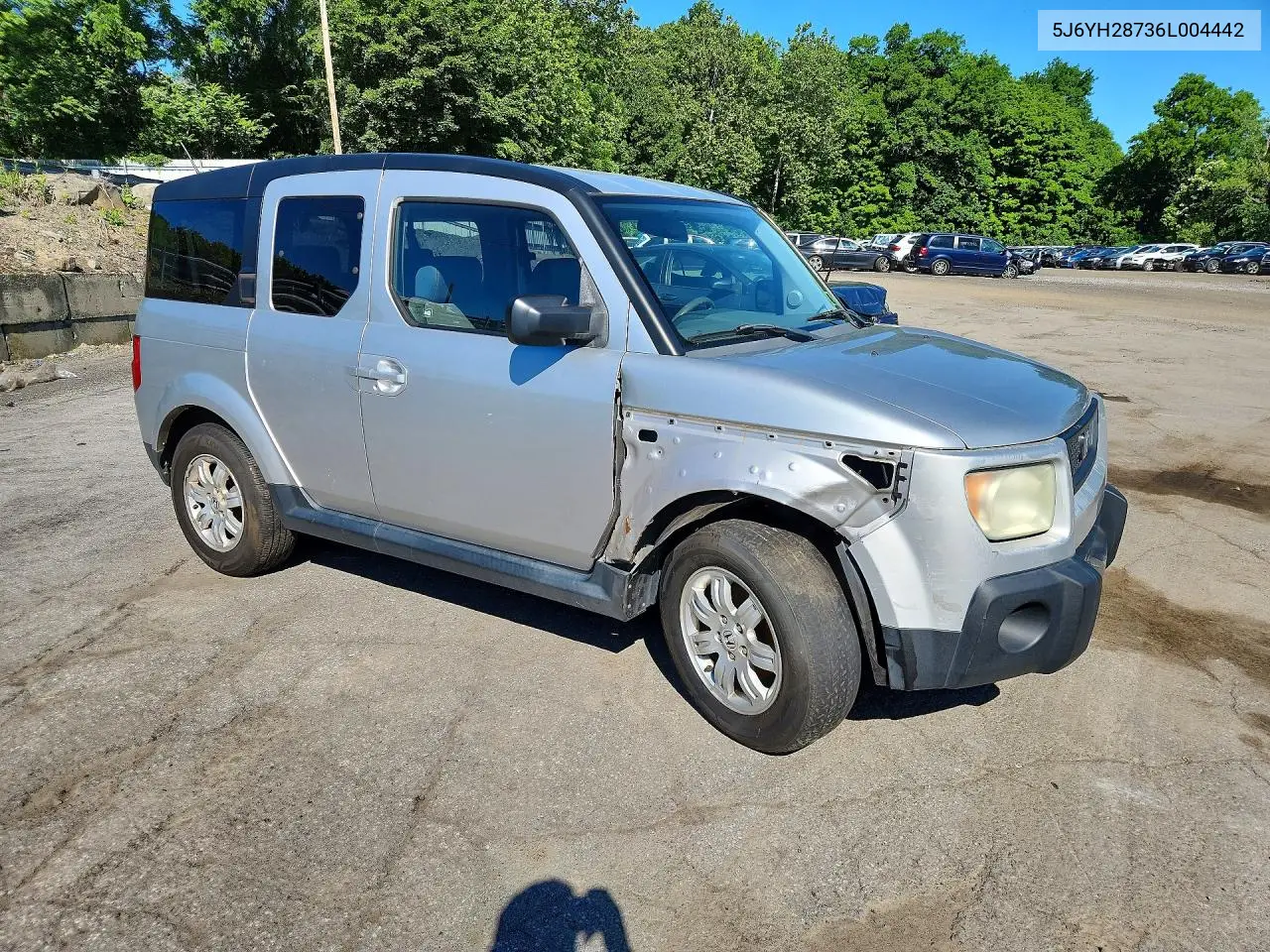 2006 Honda Element Ex VIN: 5J6YH28736L004442 Lot: 57401436