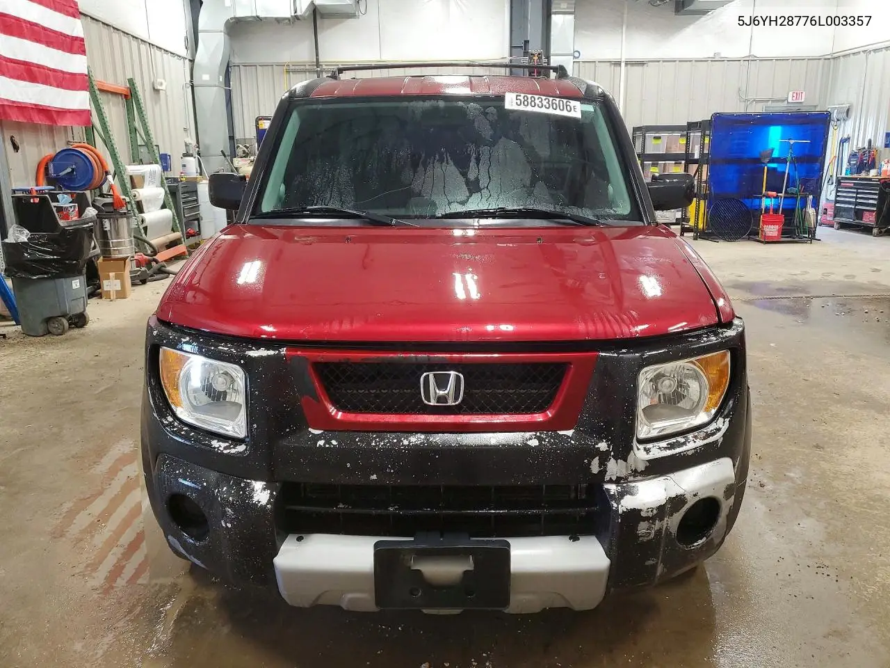 2006 Honda Element Ex VIN: 5J6YH28776L003357 Lot: 58833606