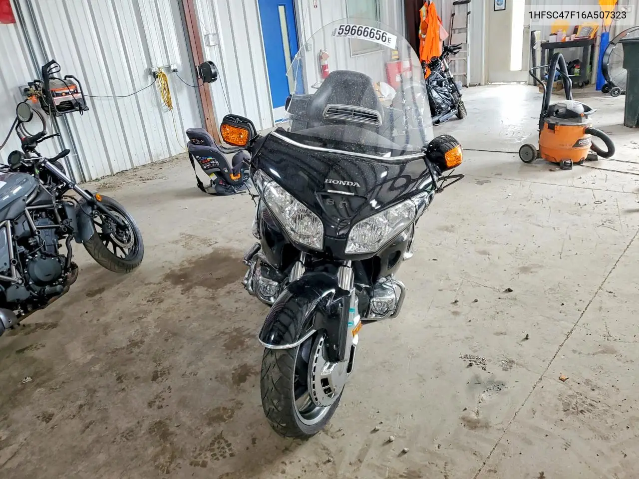 2006 Honda Gl1800 VIN: 1HFSC47F16A507323 Lot: 59666656