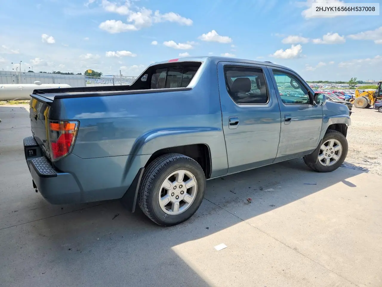 2006 Honda Ridgeline Rtl VIN: 2HJYK16566H537008 Lot: 59956066