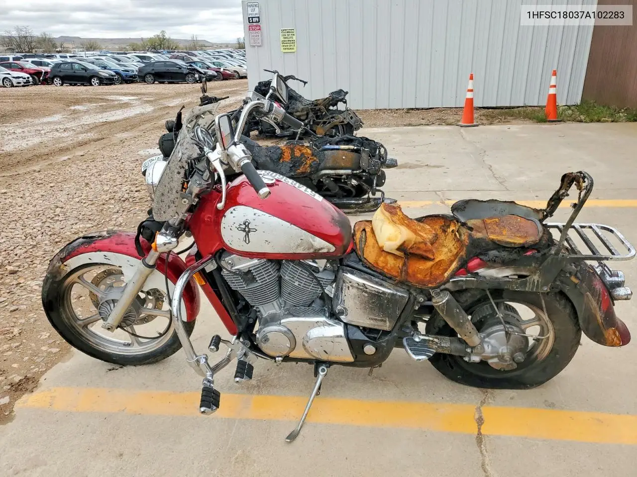 2007 Honda Vt1100 C VIN: 1HFSC18037A102283 Lot: 51483606
