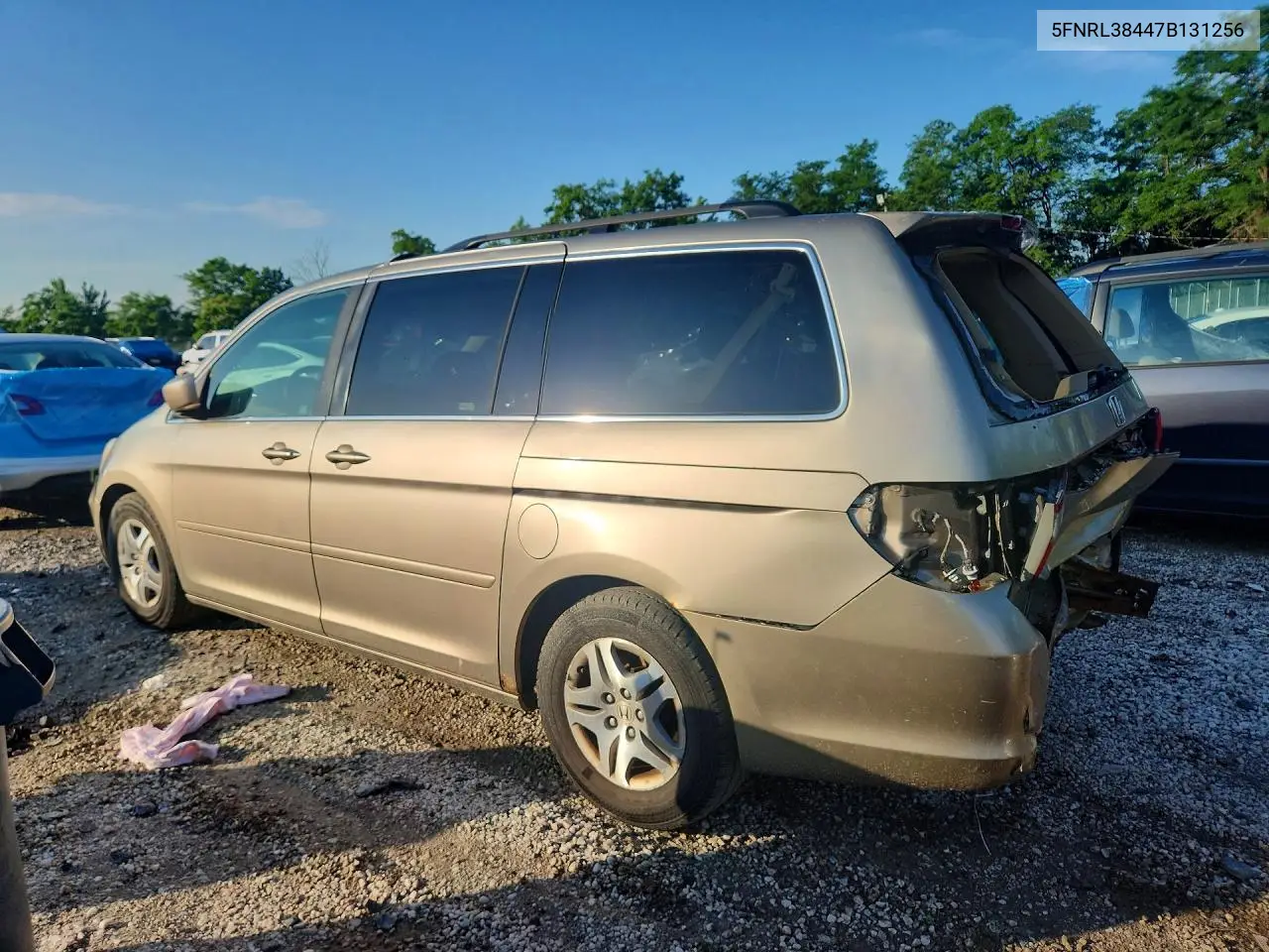2007 Honda Odyssey Ex VIN: 5FNRL38447B131256 Lot: 56983456