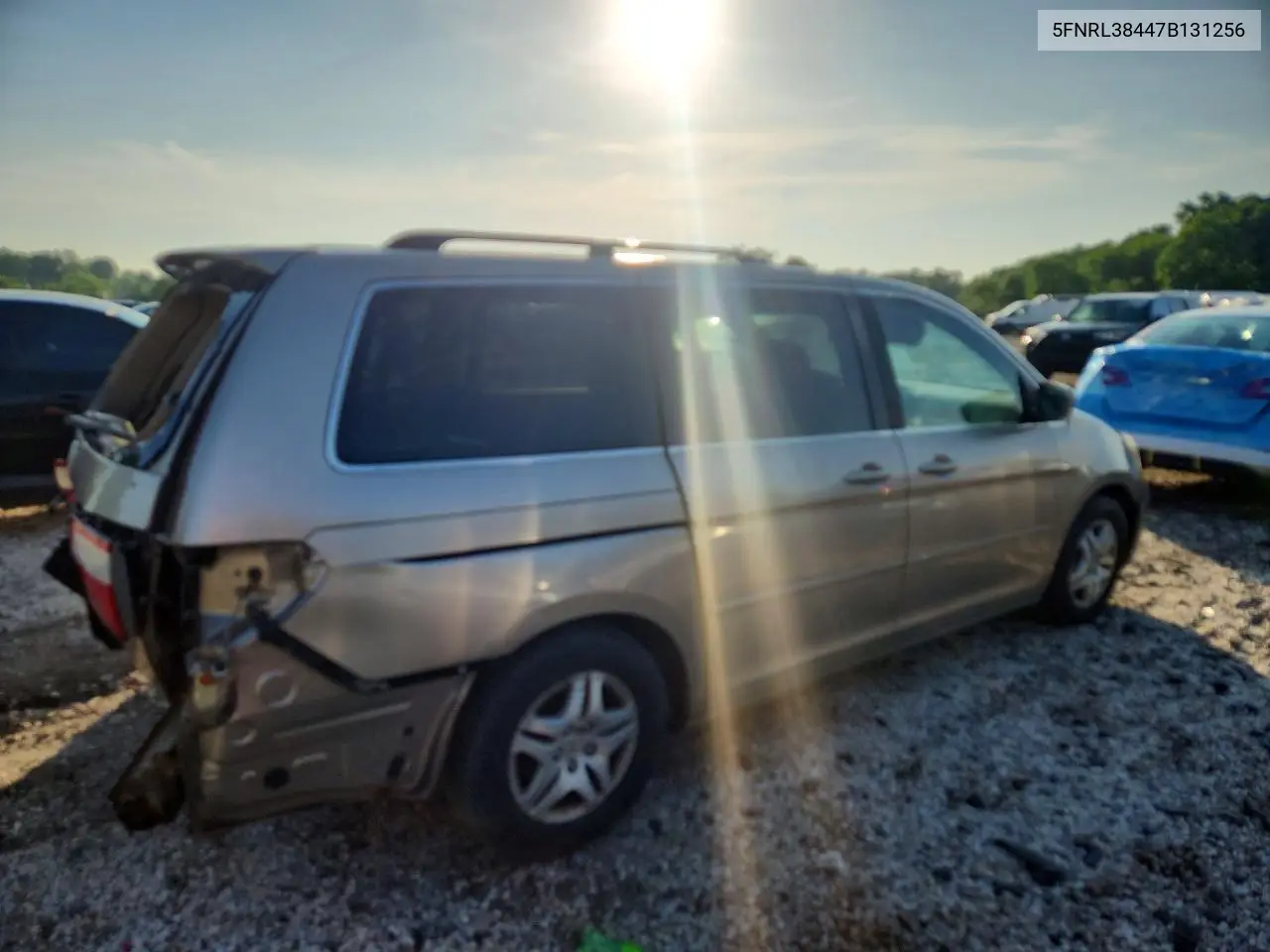 2007 Honda Odyssey Ex VIN: 5FNRL38447B131256 Lot: 56983456