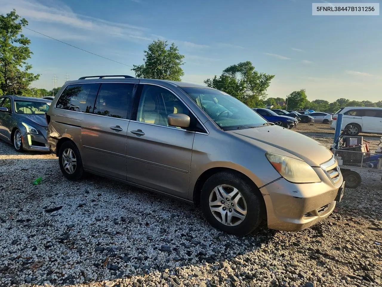 2007 Honda Odyssey Ex VIN: 5FNRL38447B131256 Lot: 56983456
