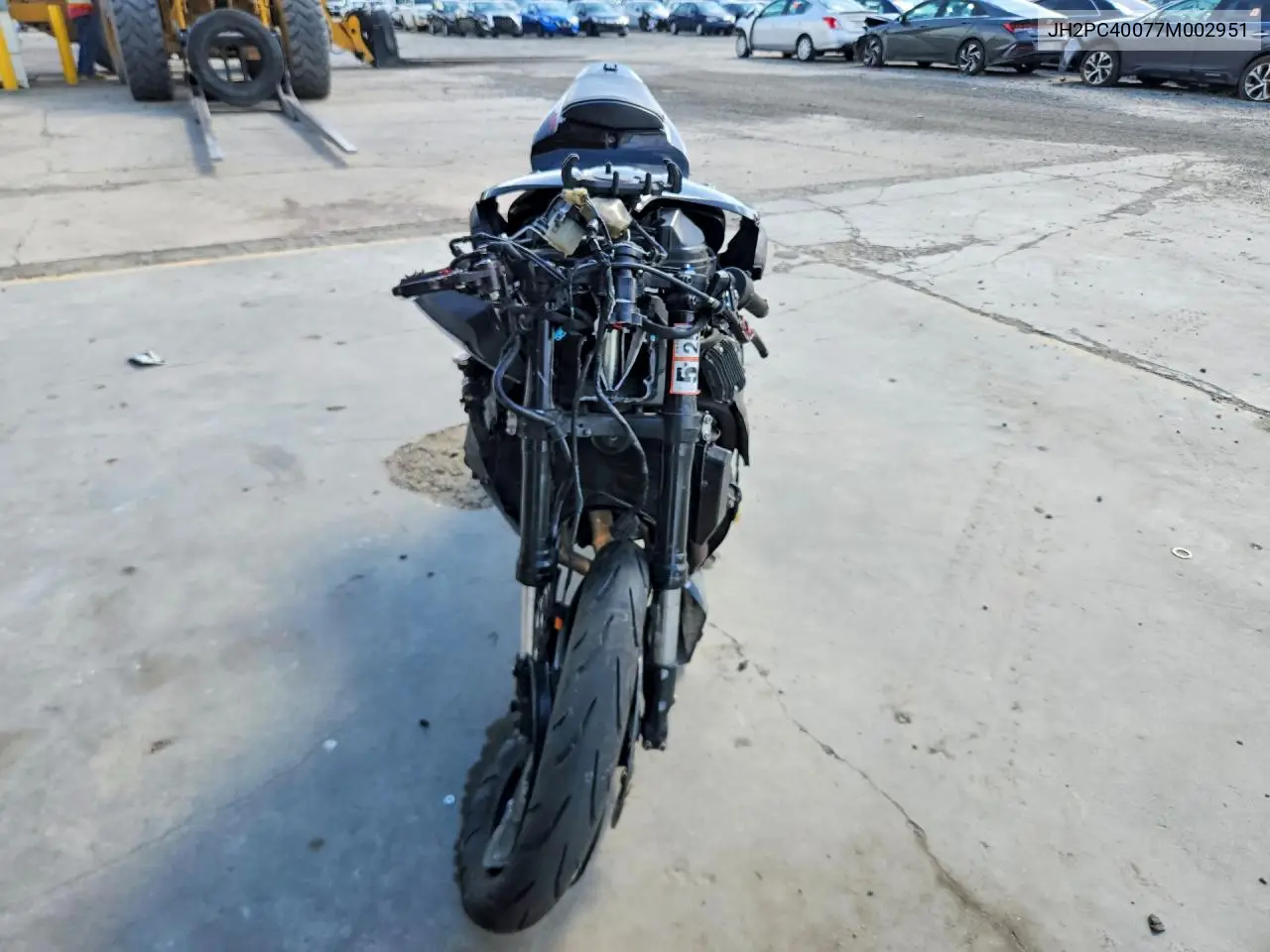 2007 Honda Cbr600Rr VIN: JH2PC40077M002951 Lot: 57207056