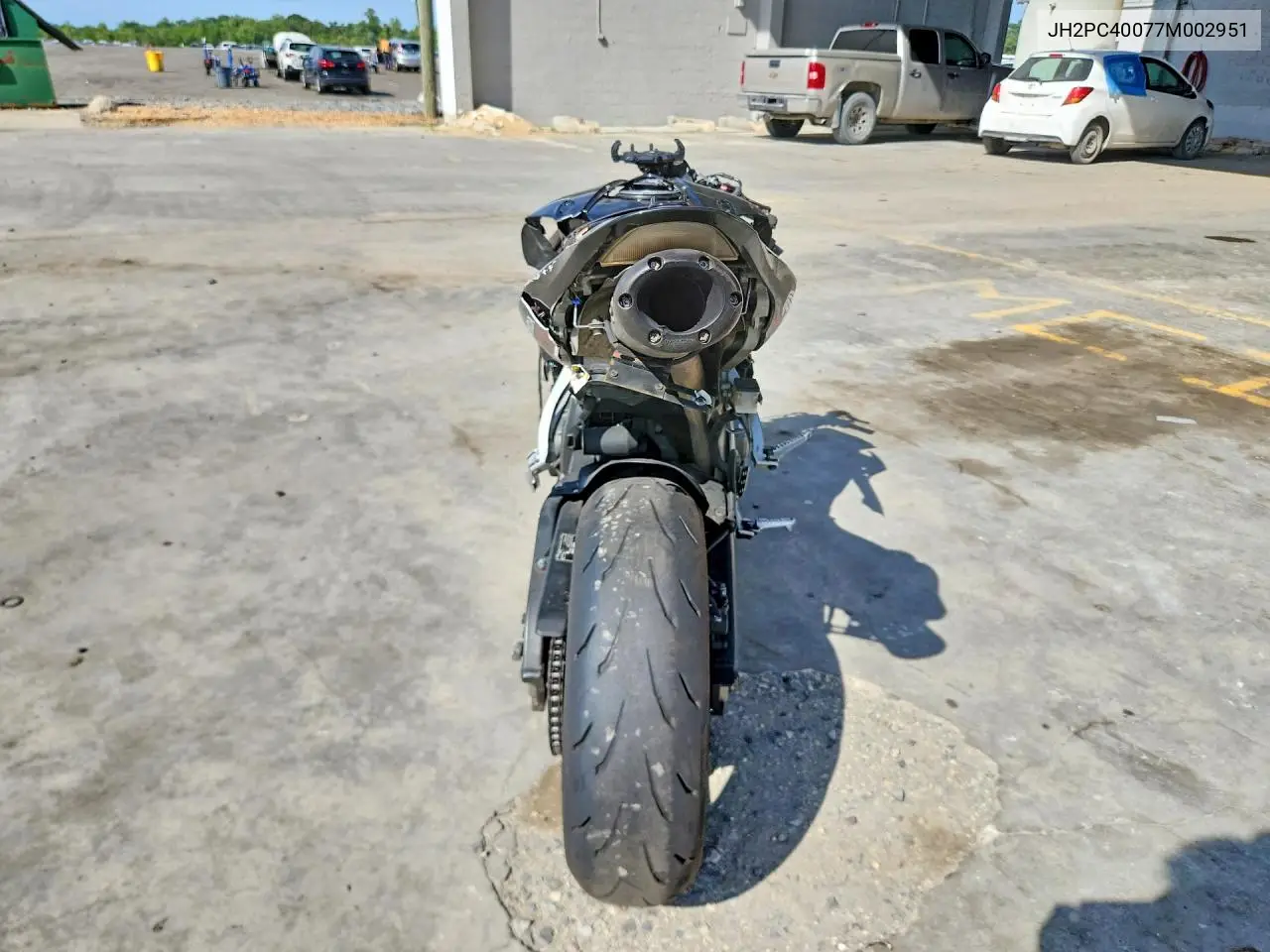 2007 Honda Cbr600Rr VIN: JH2PC40077M002951 Lot: 57207056