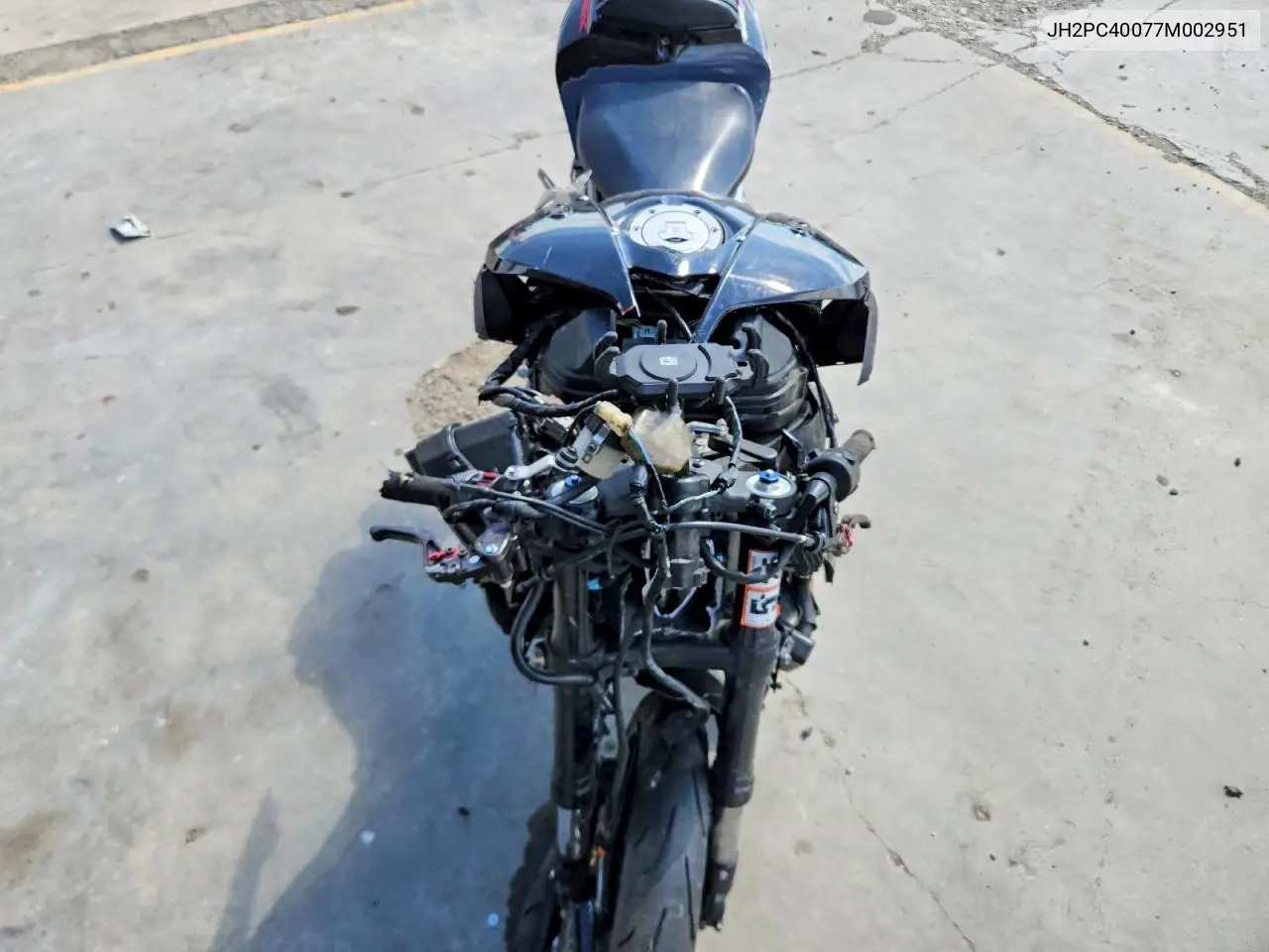 2007 Honda Cbr600Rr VIN: JH2PC40077M002951 Lot: 57207056