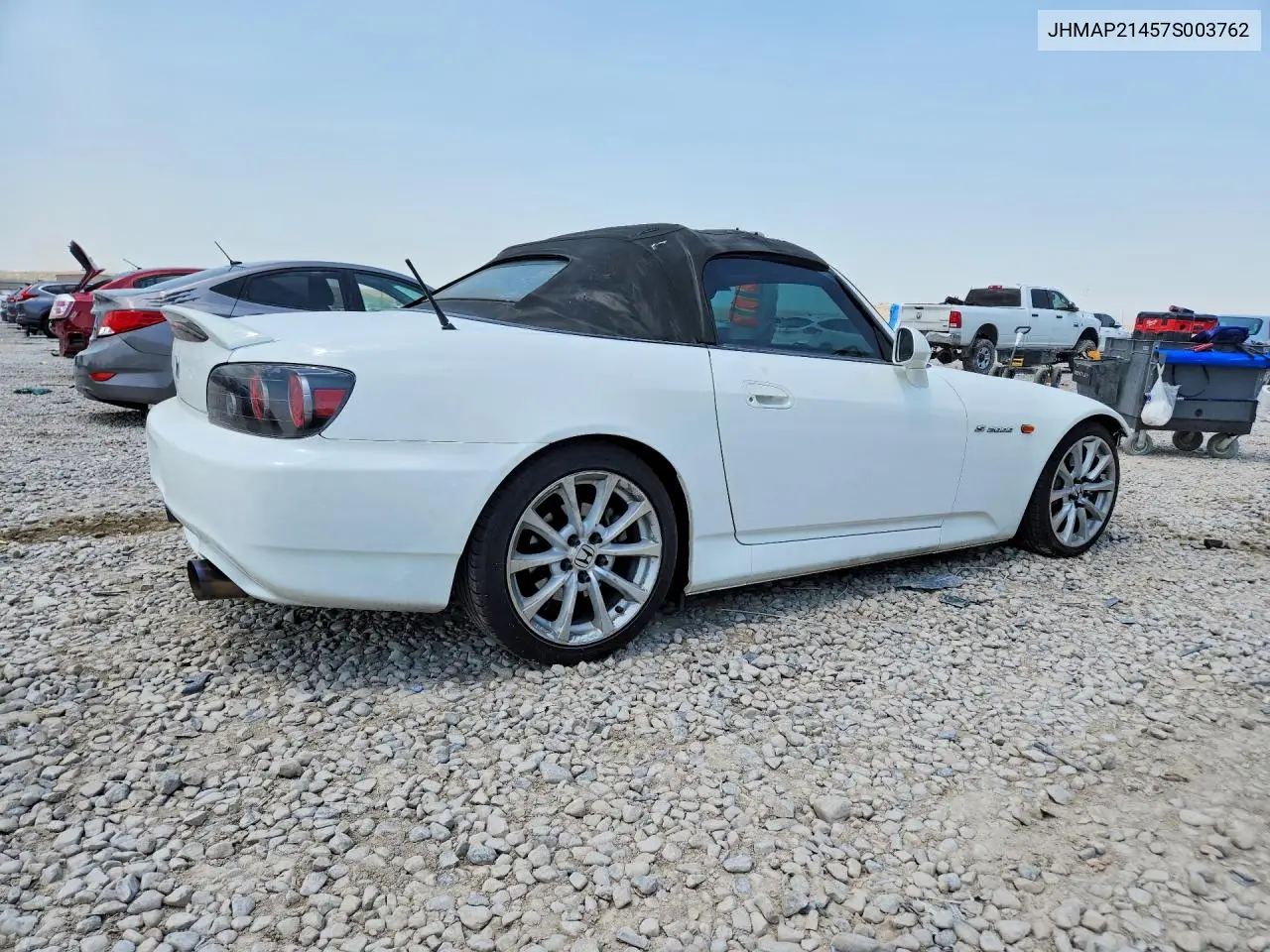 2007 Honda S2000 VIN: JHMAP21457S003762 Lot: 58372916