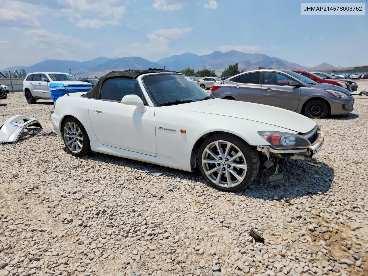 2007 Honda S2000 VIN: JHMAP21457S003762 Lot: 58372916