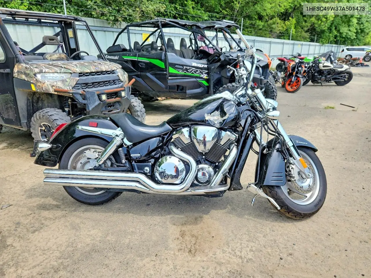 2007 Honda Vtx1800 T2 VIN: 1HFSC49W37A501473 Lot: 58930436