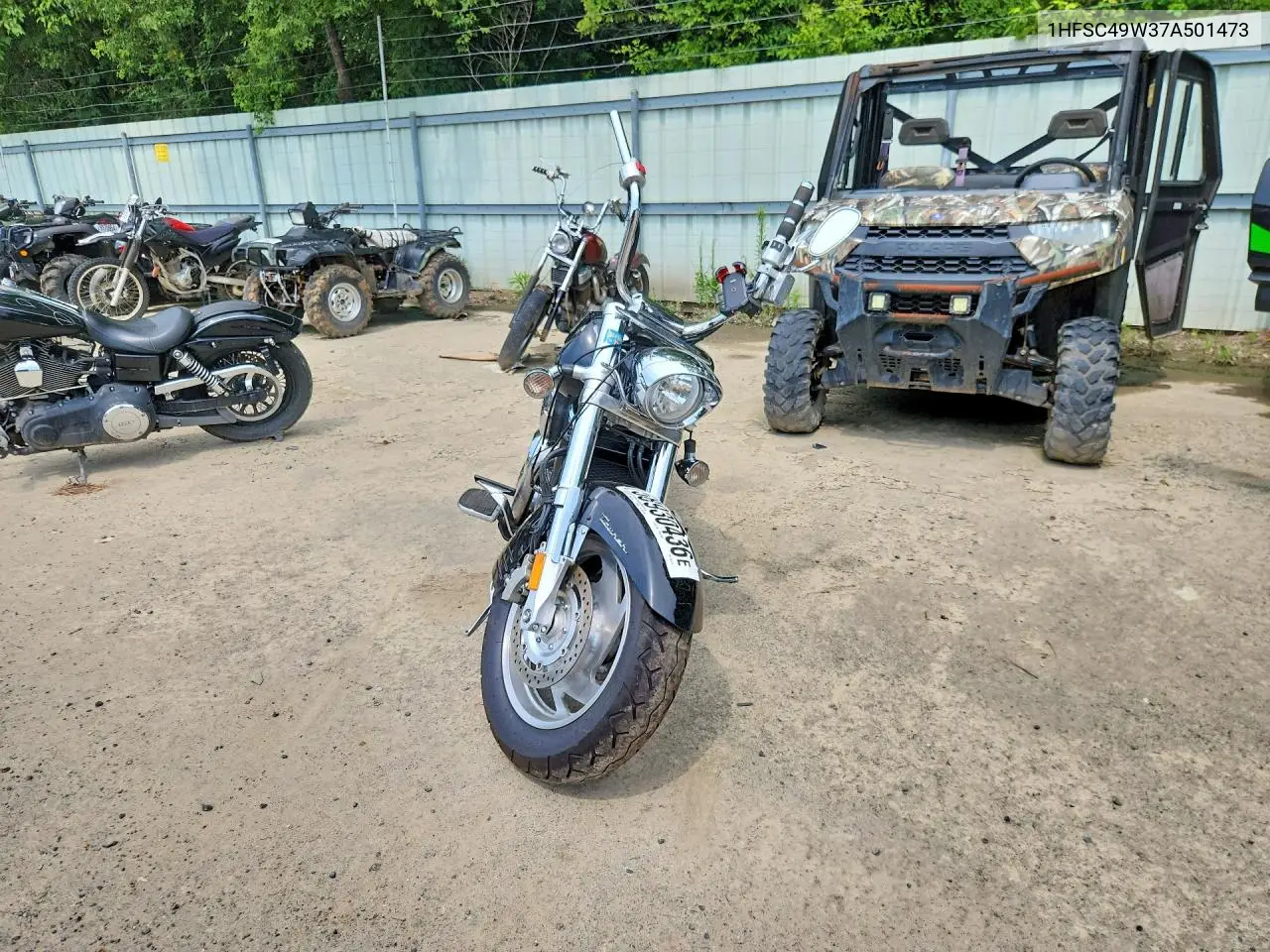 2007 Honda Vtx1800 T2 VIN: 1HFSC49W37A501473 Lot: 58930436